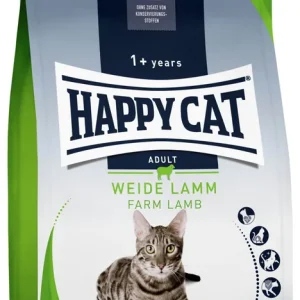 Sparpaket 2 x 300 g Happy Cat Culinary Adult Weide-Lamm Katzen Trockenfutter Günstig